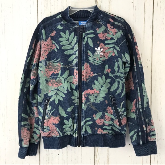 girls adidas floral jacket